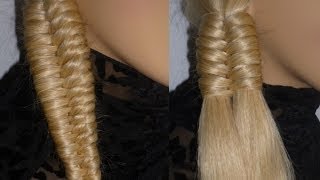 Einfache HINGUCKER Frisur für mittellange Haare selber machen SIDE Braid HairstyleTrenza hermoso [upl. by Natalie969]