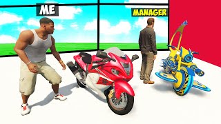 Stealing EVERY SUPER BIKE From THE SHOWROOM in GTA 5 [upl. by Roxie797]