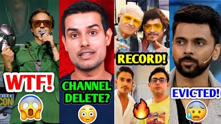 Dhruv Rathee Channel DELETE 😱 CarryMinati Purav Jha RECORD Love Kataria EVICTED RDJ MrBeast [upl. by Shandee]