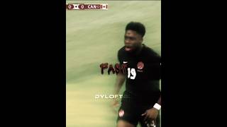 Alphonso Davies is too fast 😮‍💨⚡ football edit [upl. by Flan]