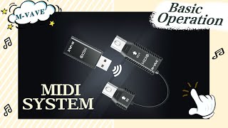 Basic operation and connection method of MIDI wireless system [upl. by Eile]