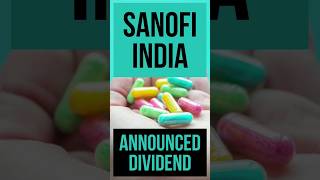 Sanofi India Share Latest News  Sanofi India Dividend News sharemarket stockmarket sanofi news [upl. by Dnomyad]