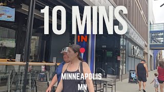 10 mins in Downtown Minneapolis Minnesota August 2024 [upl. by Julissa]