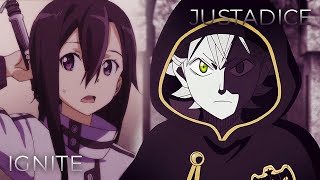 JUSTadICE x IGNITE  Mashup of Black Clover Sword Art Online II  by KoD MUSIC [upl. by Moraj]