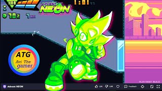 ADVENT NEON  demo   THIS GAME IS WAY BETTER THAN SONIC GAME [upl. by Adrial]