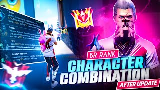 Best Character Combination For Br Rank ✅  For  NEW SEASON Grandmaster Players 🤯🔥 [upl. by Layap]