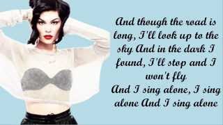 Jessie J  Flashlight Piano InstrumentalLyrics Karaoke [upl. by Ritch106]