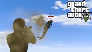 HELIKOPTER VS RPG  GTA 5 Online Komik Anlar 19 [upl. by Emorej254]