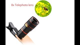 Testando lentes telescopio para celular  aliexpress [upl. by Otreblide]