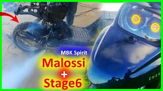 تجديد مكينة MBK Spirit كاملة Stage 6 و Malossi تفرج و تولع 😍🔥 [upl. by Kenzi809]