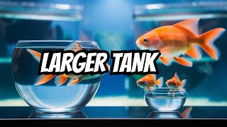 Does a Bigger Tank Mean a Bigger Goldfish [upl. by Cosette]