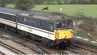 Class 73 electroDiesels and Class 460 Juniper units on Gatwick Express  GatEx duties 2005 [upl. by Depoliti]