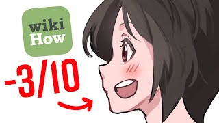 RATING WIKIHOW ART TUTORIALS [upl. by Akinej]