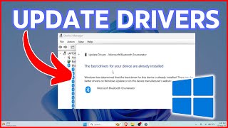 Update Drivers in Windows 11 10 8  Settings amp Installation Explained [upl. by Rosenquist]