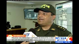 Autoridades colombianas capturan a alias quotRasquiñaquot importante narcotraficante ecuatoriano [upl. by Vizza]