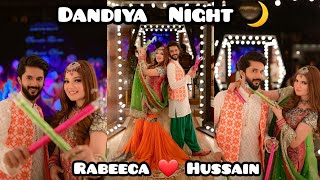 Rabeeca khan and hussain tareen dandiya night vlog [upl. by Sabina969]