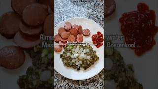 Stamppot Boerenkool • Mashed Kale winterfoods livinginthenetherlands cooking [upl. by Sanders]