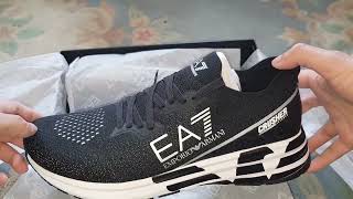 EA7 Crusher Knit Trainers Unboxing And Review [upl. by Costanza]