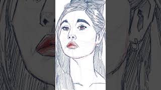 Portrait Sketch 37 digitalart sketch anime fyp drawing art portrait [upl. by Tran]