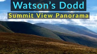 Watson’s Dodd  Labelled Summit View Panorama  Lake District Eastern Fells [upl. by Myk]