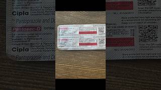 Pantosec d tablet  Best tablet for acidity  Pantoprazole and domperidone tablets  shorts [upl. by Kat61]