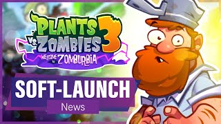 Plants vs Zombies 3 Welcome to Zomburbia SOFTLAUNCH News  PvZ 3 Welcome to Zomburbia [upl. by Alywt]