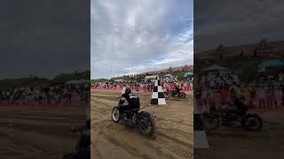 Vintage HarleyDavidson motorcycle beach race [upl. by Sherrod]