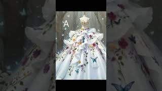 🌈✨Name first letter wedding dress girls and beautiful dress 🥰😘❤️ [upl. by Bina988]