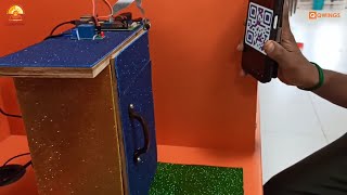 AIbased QR code Door lock system created by School Students 🚪🔒✨ homeautomation iot stemeducation [upl. by Eirrem]