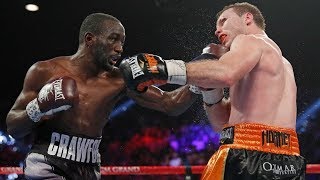 Terence Crawford vs Jeff Horn TKO Highlights [upl. by Lenssen]