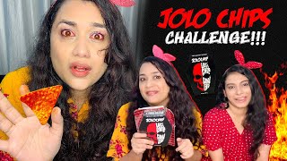 🔥JOLO CHIPS CHALLENGE🔥🥵 ll Parvathy R Krishna ll Anjali [upl. by Shanta401]