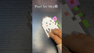 Pixel Art Idea👻🌸 fyp pixelart cute ghost shortvideo shortsfeed shorts art viral [upl. by Scheider18]