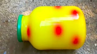 All Yellow bottles 🚀 Crushing Crunchy amp Soft Things Breaking glass bottles ⚠️🔥 shorts asmr [upl. by Bennir]