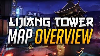 Overwatch  Lijiang Tower  Map Overview amp Guide [upl. by Stich]