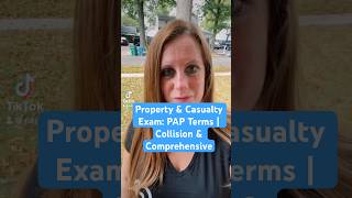 Property and Casualty Exam PAP Terms  Collision vs Comprehensive [upl. by Amarillis]