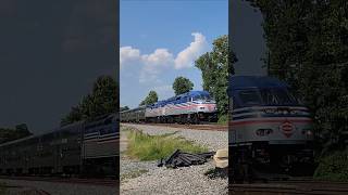 VRE MP36PH3C Double Header V63 amp V69 Lead Fredericksburg Line Train P303 Through Cherry Hill Lane [upl. by Skipp]