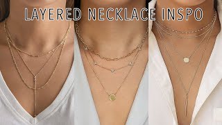 Style Inspo Layered Necklace Looks [upl. by Aroc]