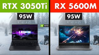 RTX 3050 Ti laptop vs RX 5600m  Test in 10 Games [upl. by Sateia]