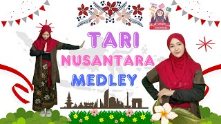 Tari Medley Nusantara  Untuk SD TK mudah ditiru [upl. by Morly391]