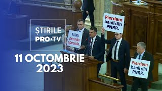 Știrile PRO TV  11 octombrie 2023 [upl. by Melanie]