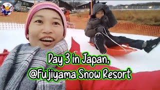 Day 3 in Japan Shizuoka Fujiyama Snow Resort Yeti [upl. by Francesca]