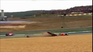 Nicky Hayden and Dani Pedrosa crash 2006 Estoril [upl. by Christianson]