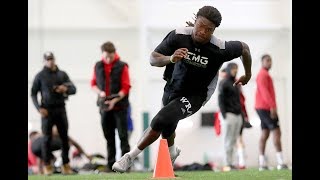 Janarion Grant at Rutgers Pro Day [upl. by Eugenides]