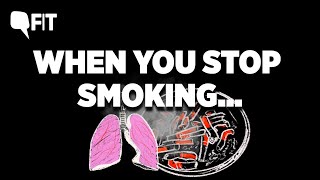 What Happens to Your Body When You Stop Smoking  The Quint [upl. by Miltie257]