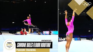 Simone Biles World Champs Floor Routine  Antwerp2023 [upl. by Jacquetta]