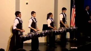 Moses Lake High School Drumline Four and Vomit Comet Cadences [upl. by Siroled]