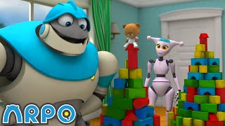 Playdate Problems with Nannybot  ARPO The Robot  Funny Kids Cartoons  Kids TV Full Episodes [upl. by Parfitt717]