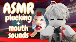 Roblox ASMR  Plucking Mouth Sounds ✨Metallic Sounds amp Trigger Words [upl. by Pinkerton]