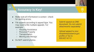 How do I submit an appeal  FEMA Application amp Appeals Workshop FAQ [upl. by Maisel352]