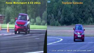 Forza Motorsport 4 vs TopGear  KIA Ceed [upl. by Aleinad]